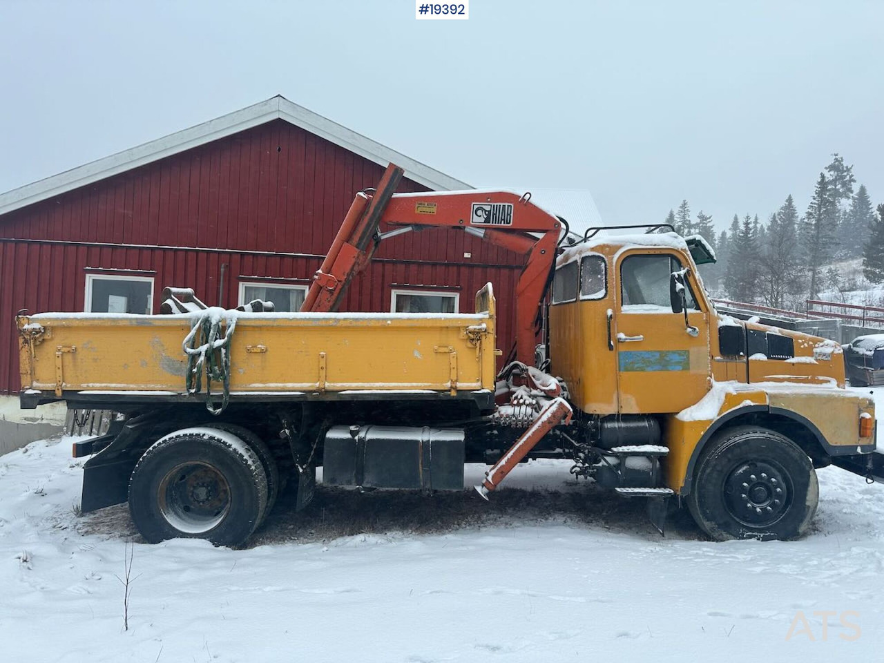 Vrachtwagen met open laadbak, Kraanwagen Volvo N720: afbeelding 49