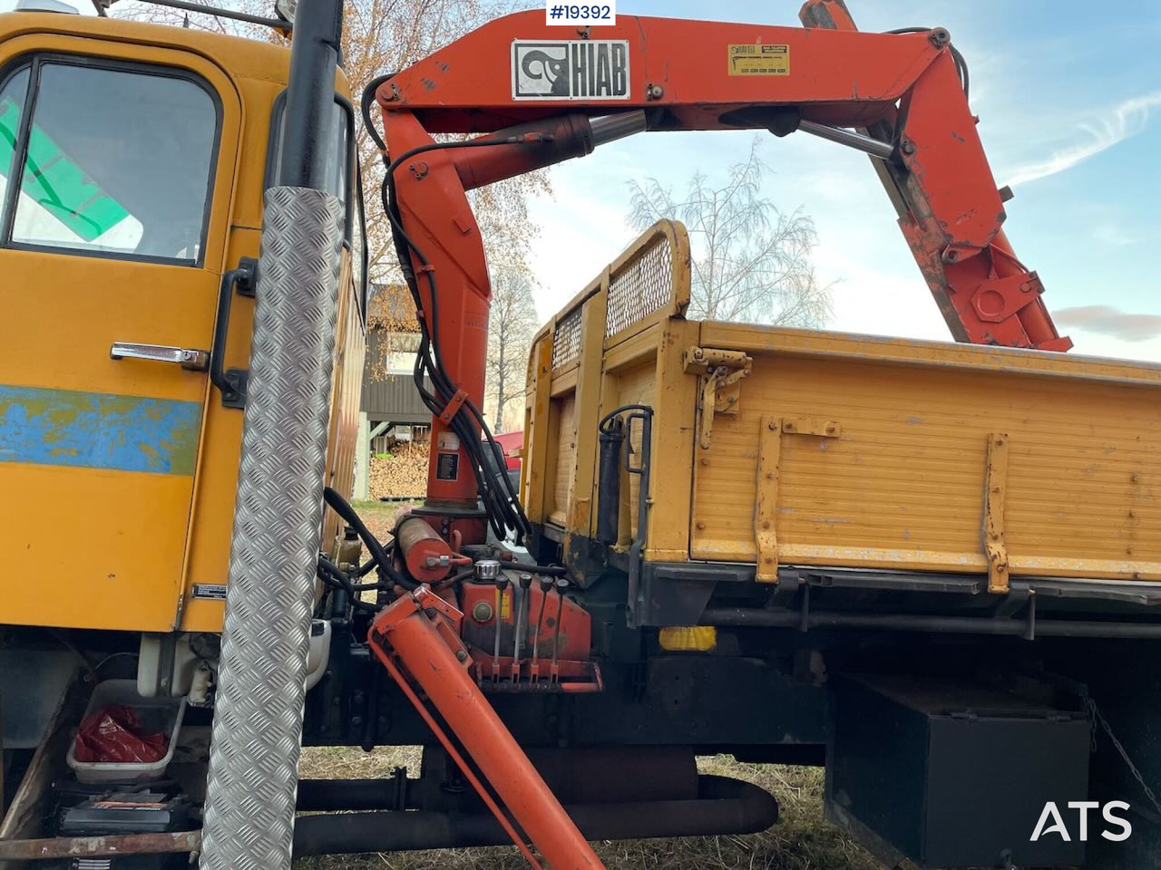 Vrachtwagen met open laadbak, Kraanwagen Volvo N720: afbeelding 30