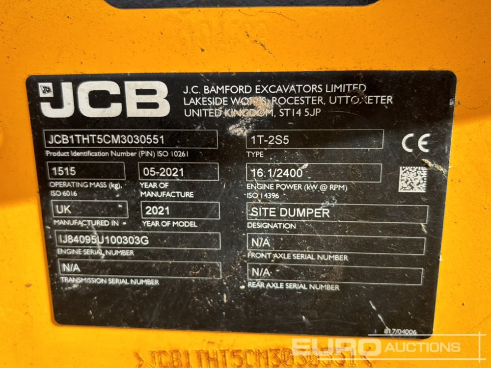 Minidumper JCB 1T-2S5: afbeelding 32