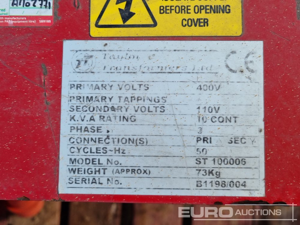 Bouwmaterieel 110 Volt Transformer (4 of): afbeelding 12