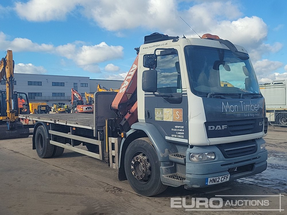 Vrachtwagen met open laadbak 2012 DAF CF: afbeelding 7