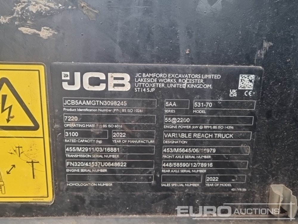 Verreiker 2022 JCB 531-70: afbeelding 39