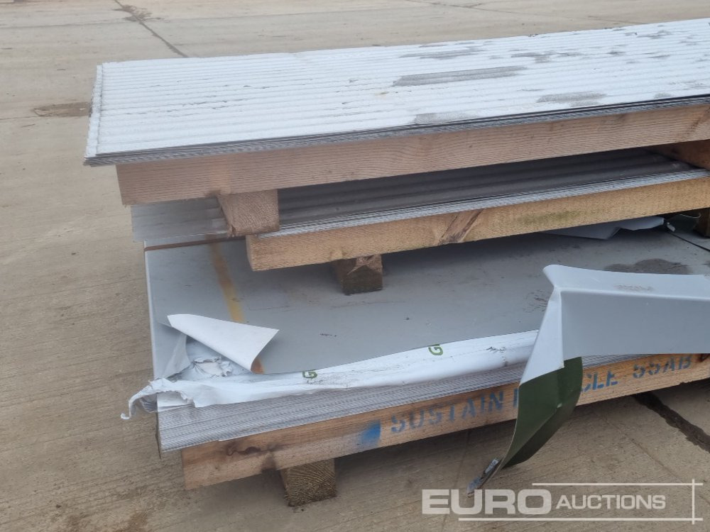 Bouwmaterieel Corrugated Roofing Sheets (2 Pallets of), 4' x 10' Metal Sheets (1 Pallet of): afbeelding 14