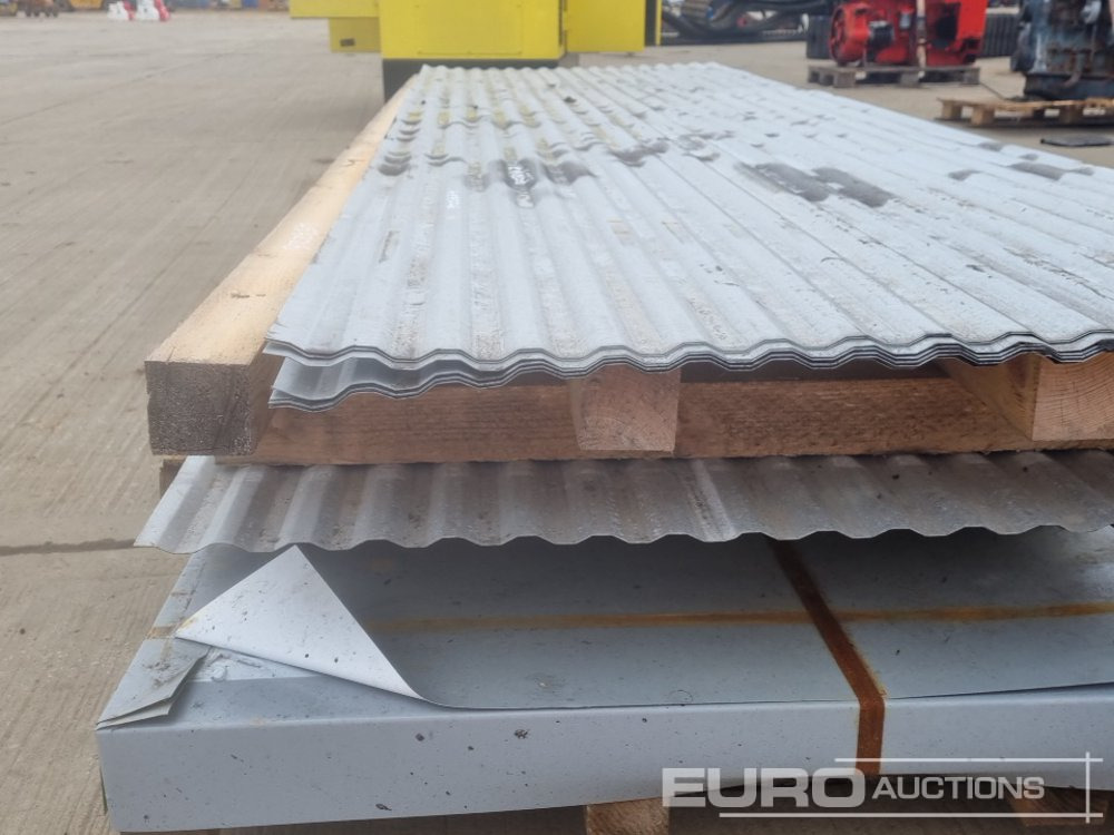 Bouwmaterieel Corrugated Roofing Sheets (2 Pallets of), 4' x 10' Metal Sheets (1 Pallet of): afbeelding 12