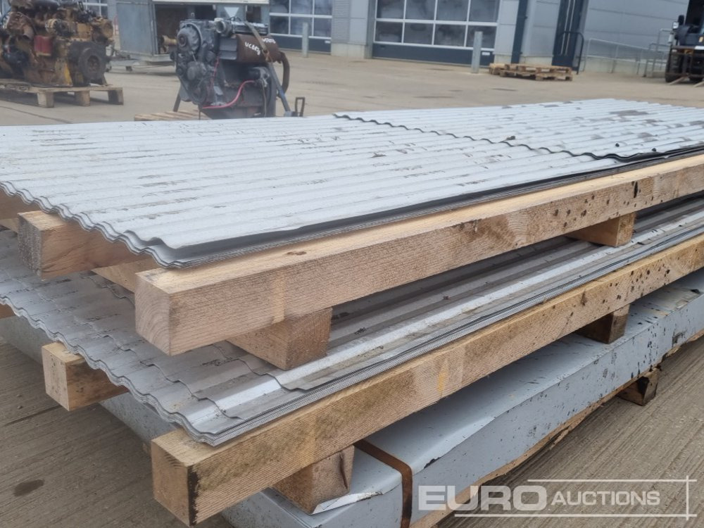 Bouwmaterieel Corrugated Roofing Sheets (2 Pallets of), 4' x 10' Metal Sheets (1 Pallet of): afbeelding 10