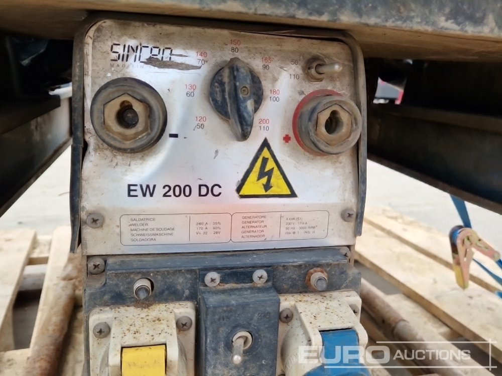 Industrie generator EW200DC Petrol Welder, Honda Engine: afbeelding 14